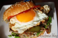 Big Ben burger hamburger jajko sadzone oryginalny