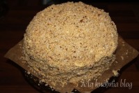 tort chałwowy chałwa orzechy święta lekki orzechowy