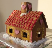 domek piernikowy lukier święta bożenarodzenie ozdobny