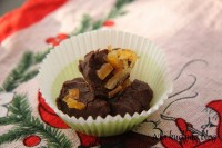 pralinki czekoladowe śliwka pomarańcz skórka mascarpone słodycz