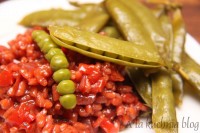 rissotto rosso czerwone arborio ryż papryka rodicchio łatwe