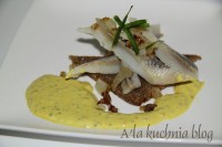 śledź sos musztardowy musztarda sarepska francuska