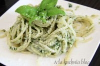 pesto brokułowe brokuły spaghetti czosnek włoskie