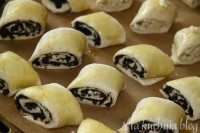 tapas oliwki mozzarella drożdżowe zawijane